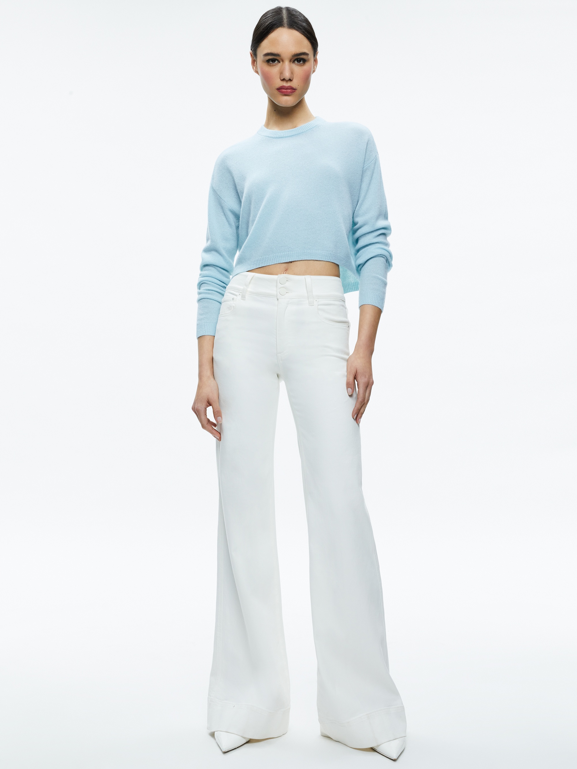 MISSA 5 POCKET HIGH RISE WIDE LEG JEAN - 2