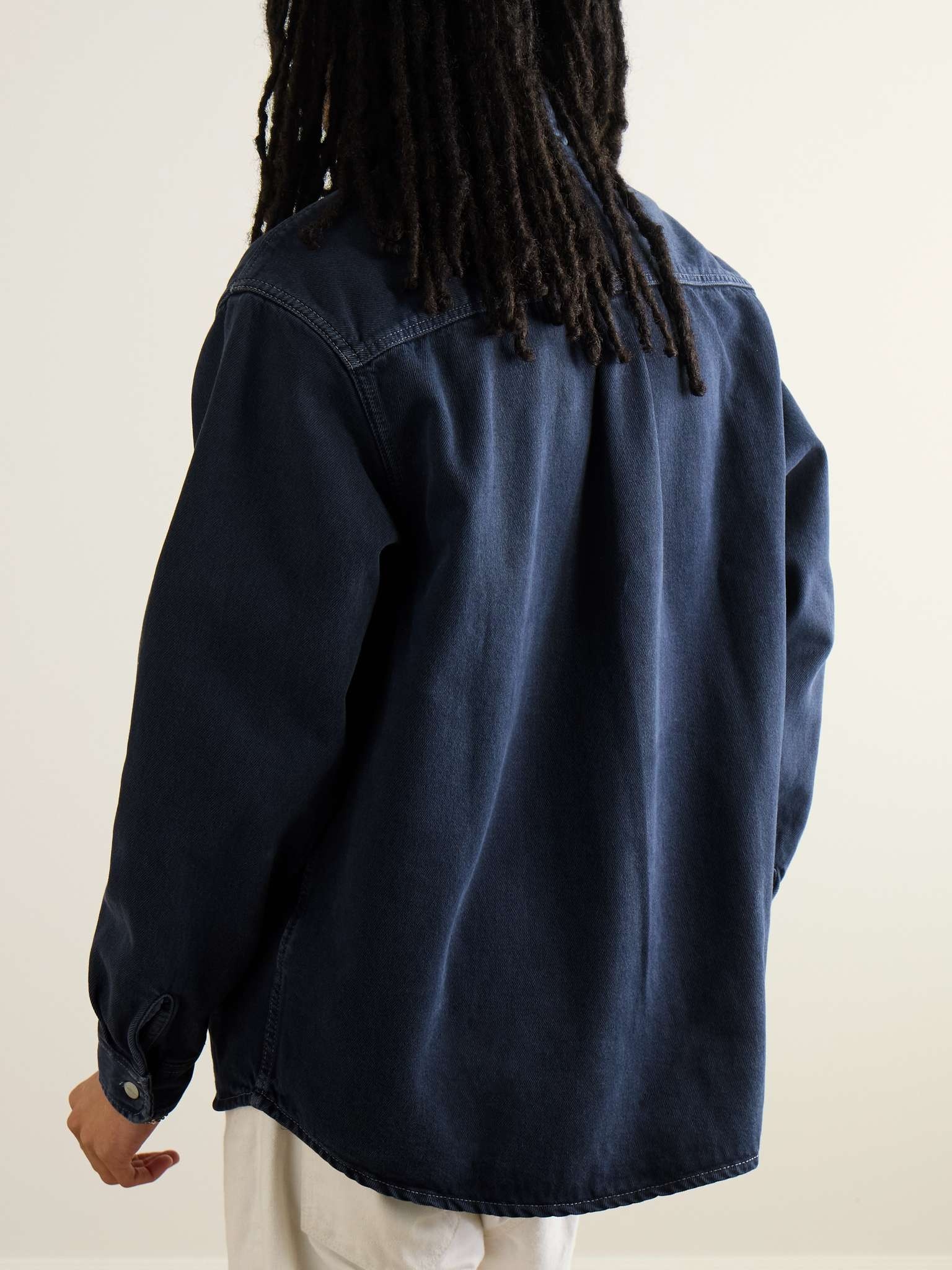 George Logo-Appliquéd Denim Overshirt - 4