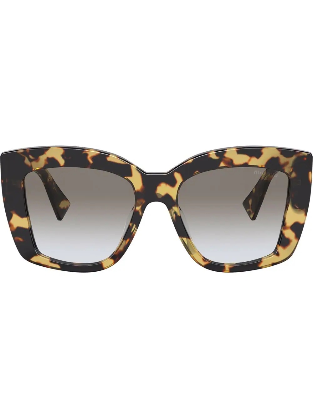 tortoiseshell oversize square-frame sunglasses - 1