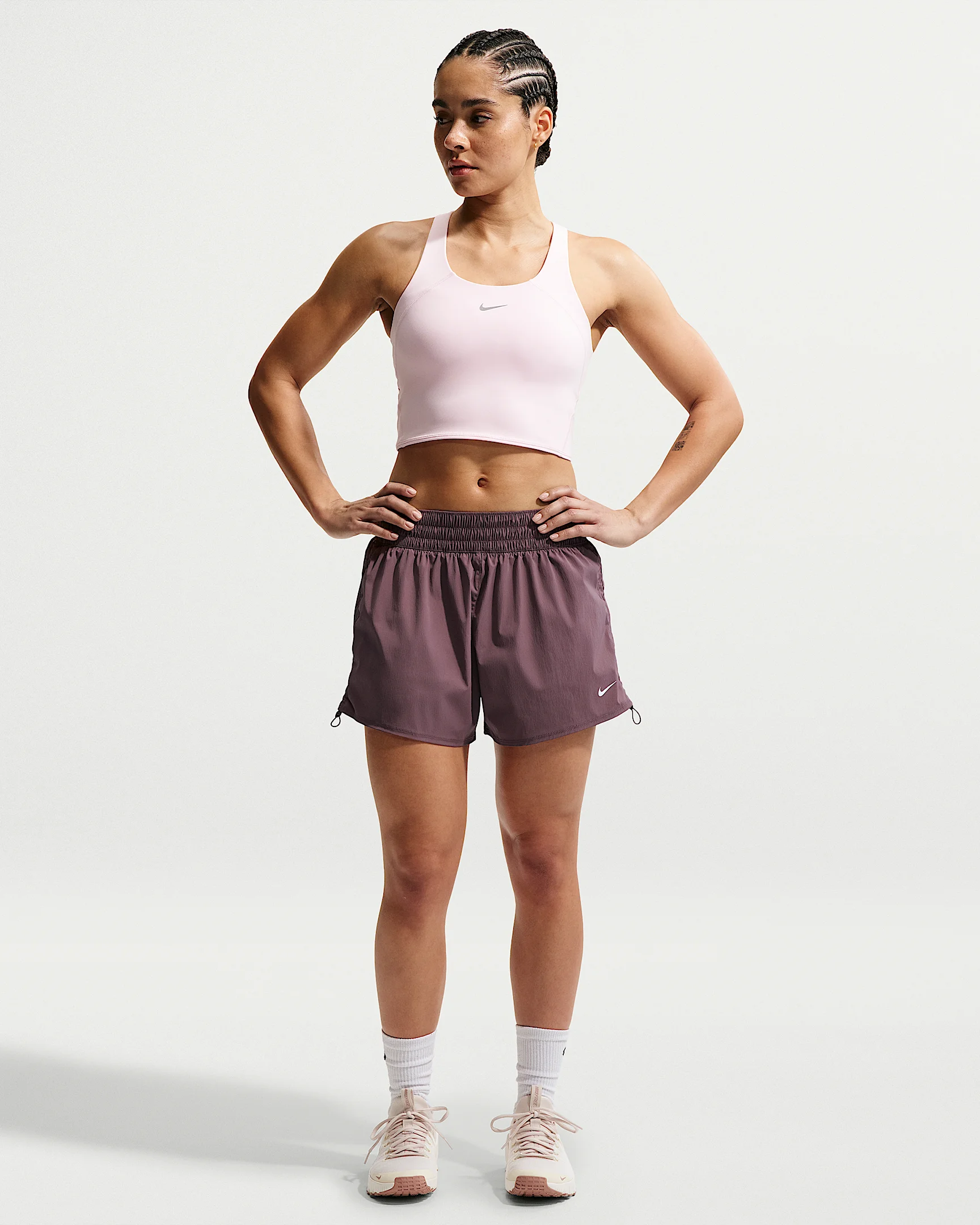 Nike One Women's Dri-FIT Brief-Lined High-Waisted 5" Shorts - 1