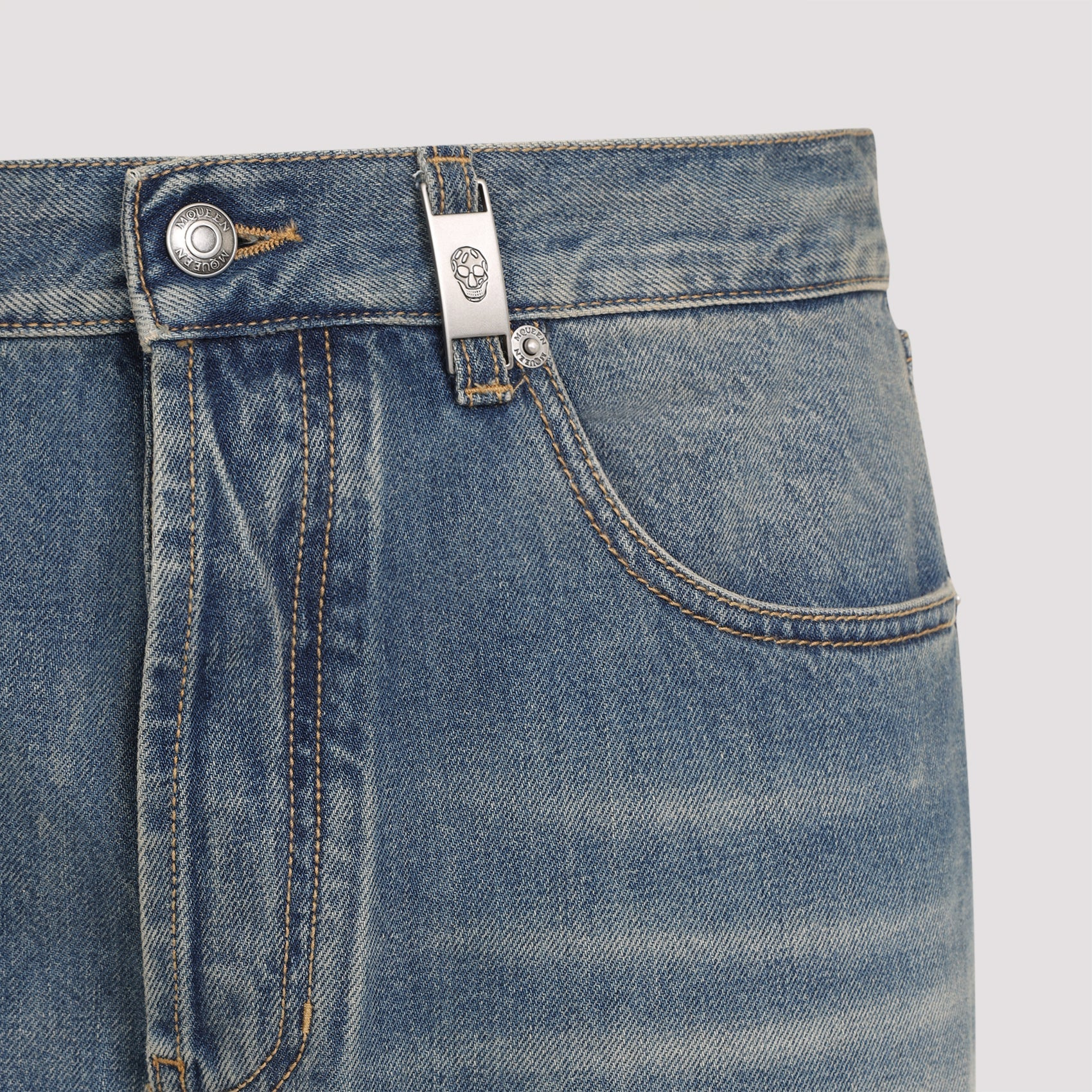 Alexander Mcqueen Straight Leg Jeans Men - 3