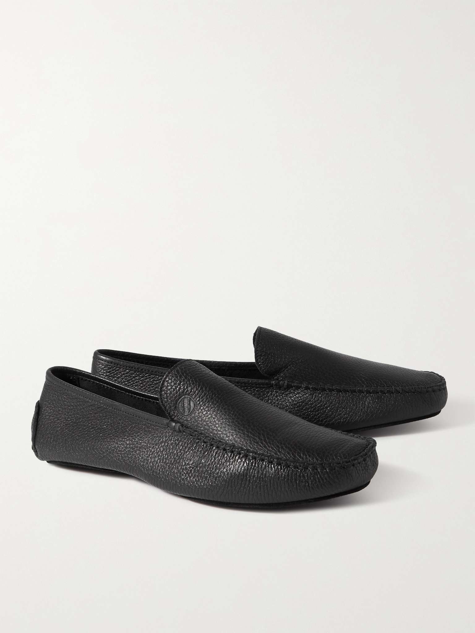 Full-Grain Leather Slippers - 4