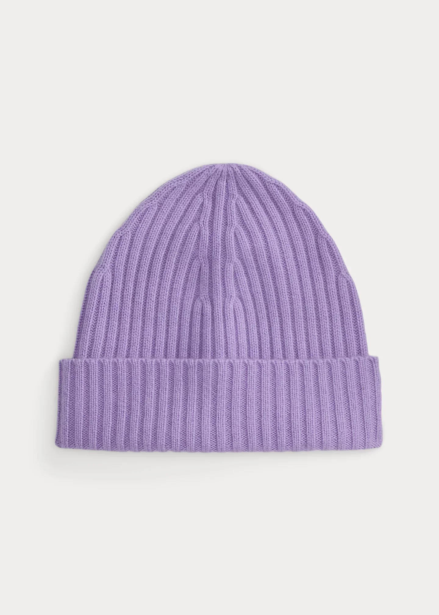 Rib-Knit Cashmere Beanie - 1