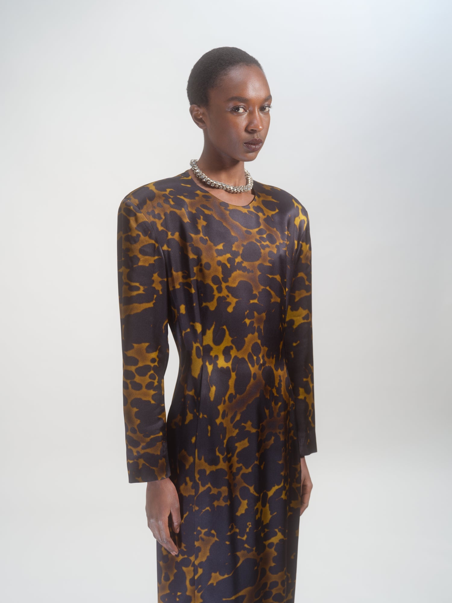 WAISTED MIDI DRESS - 6