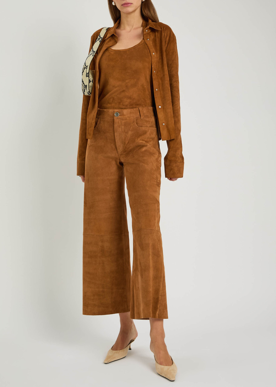Stouls Sanda Stretch-suede Shirt - 4