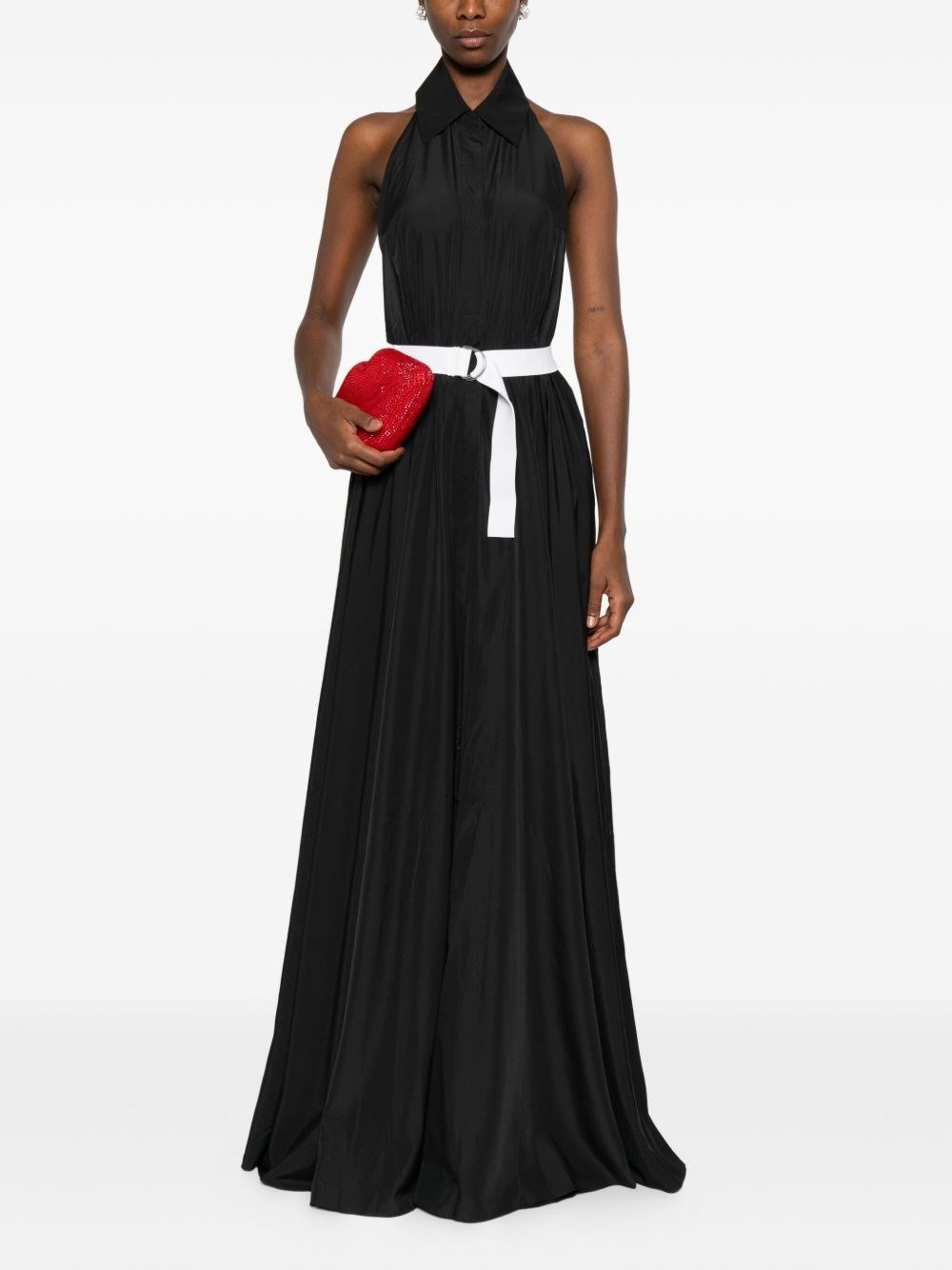 Sleeveless long dress - 4