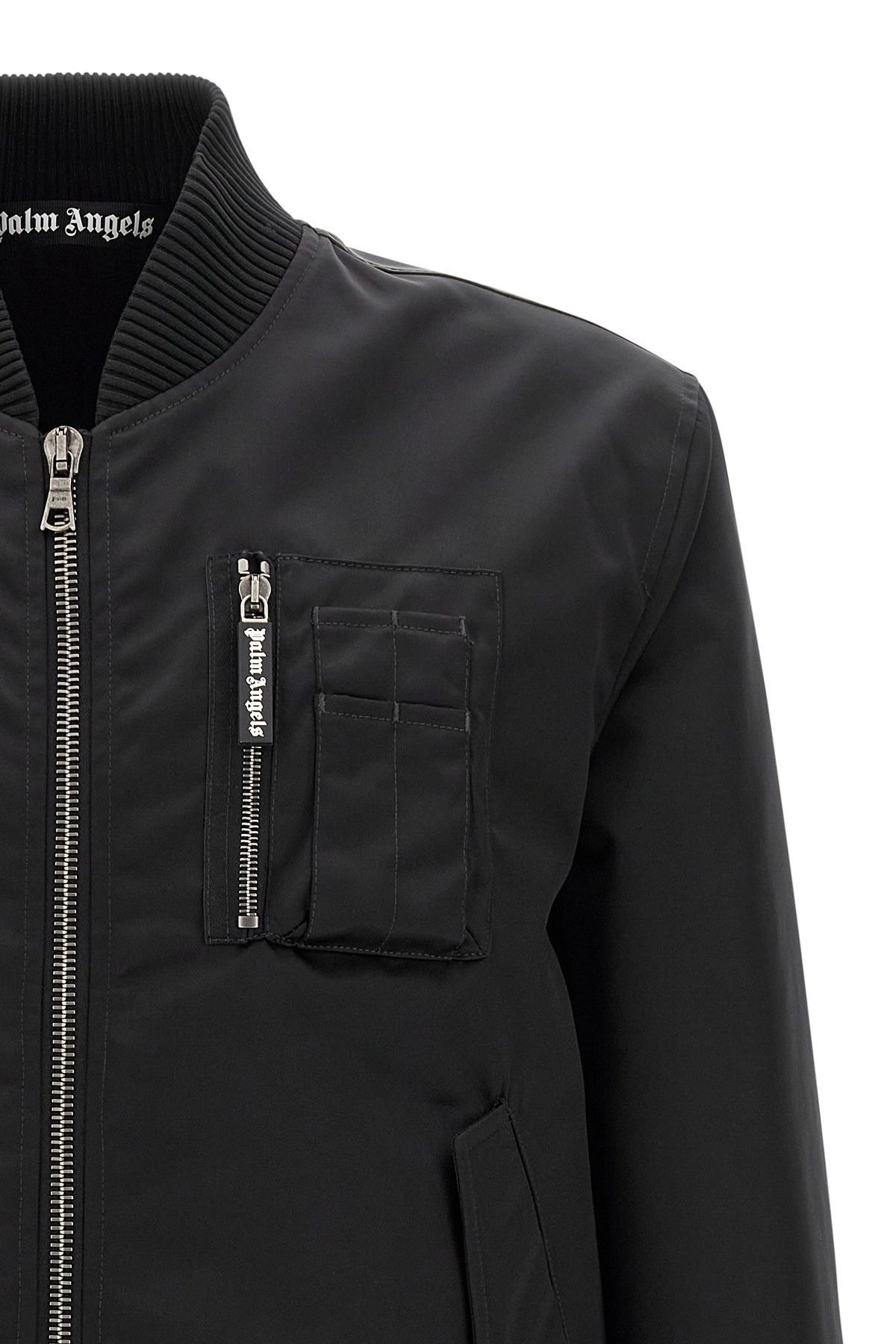 'Curved Logo' bomber jacket - 3