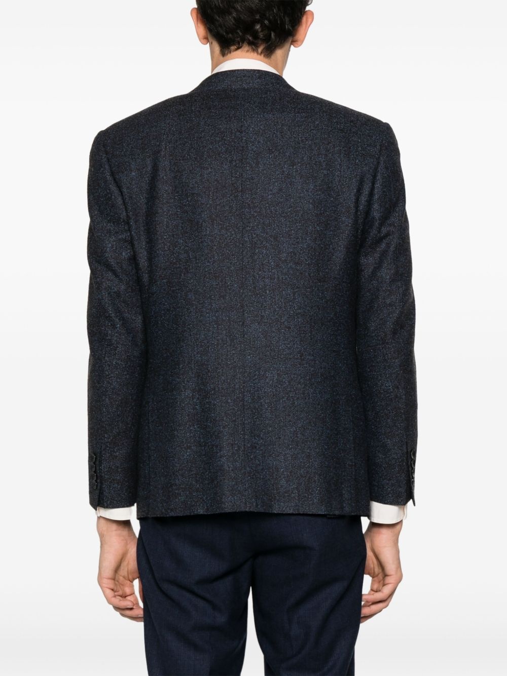 mélange-effect blazer - 4