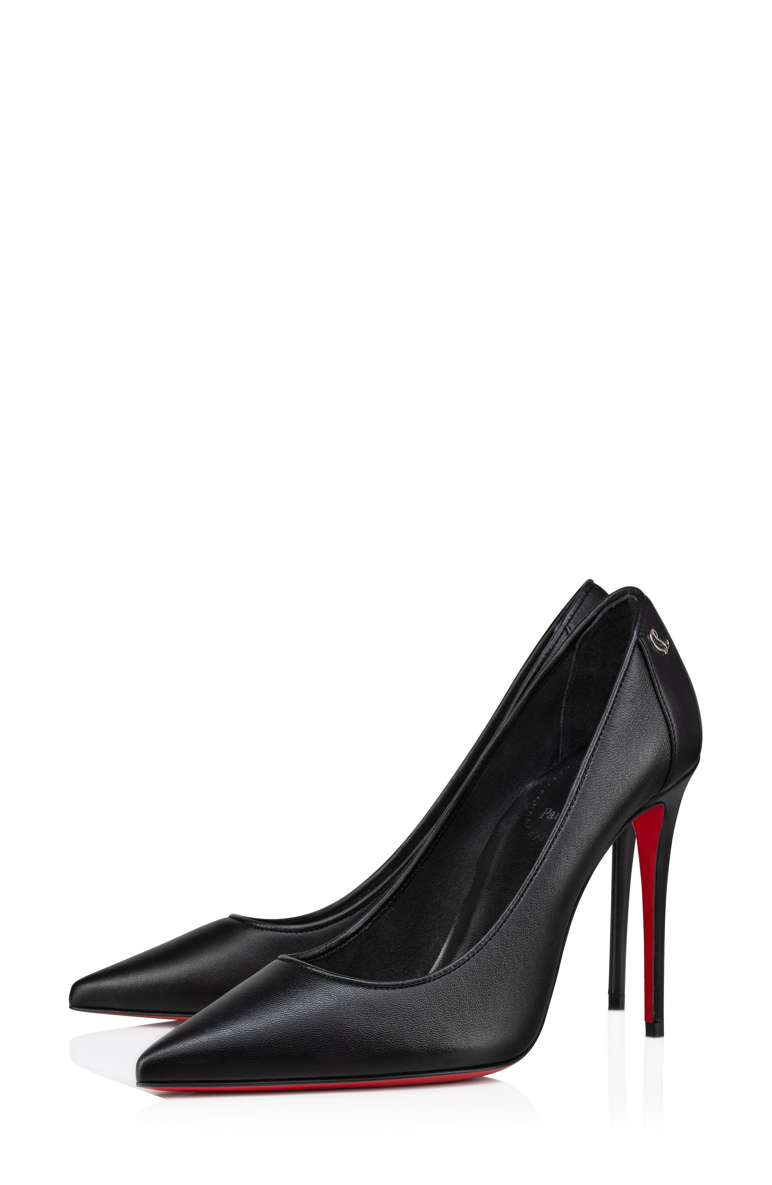 Christian Louboutin Sporty Kate Pump in B439 Black/lin Black at Nordstrom - 1