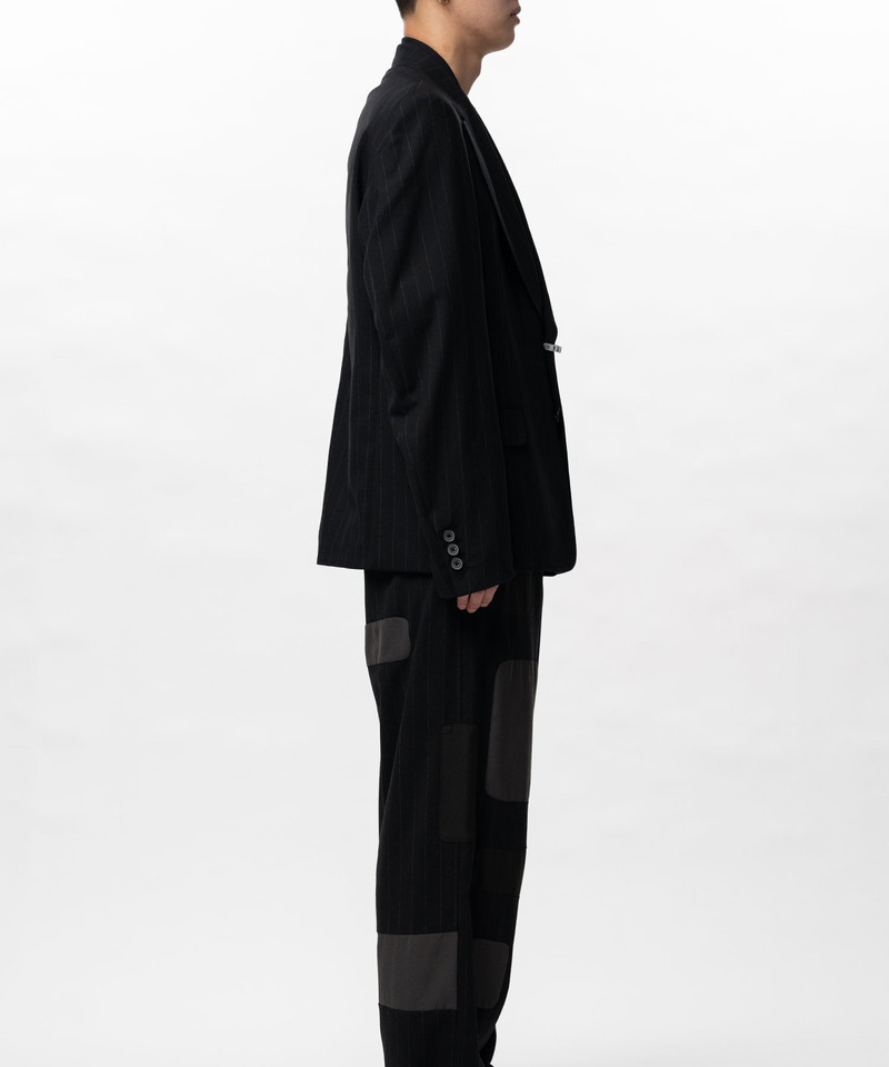 Front Layered Wool Jacket 6