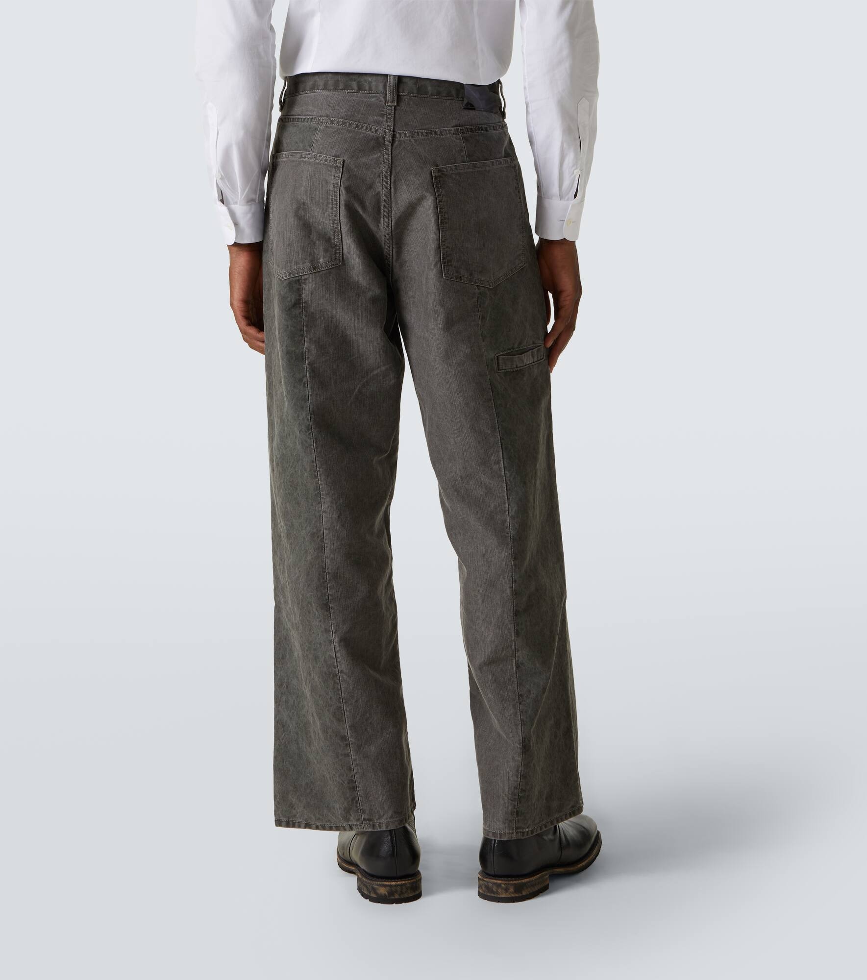 Fatigue Cut high-rise wide-leg jeans - 4