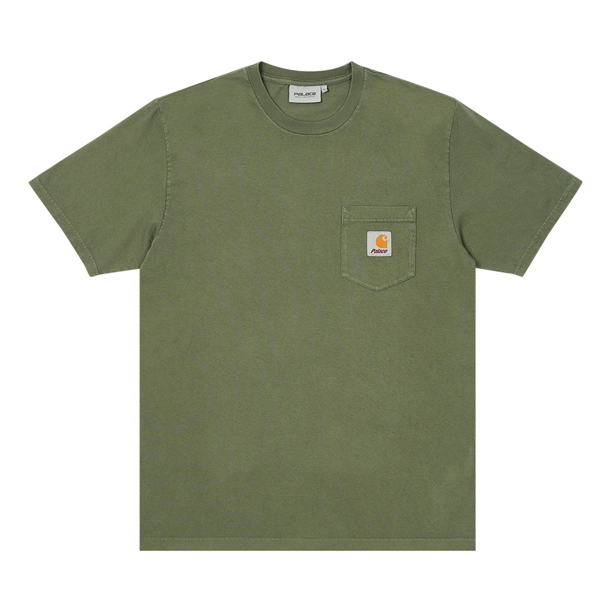 Carhartt WIP x Palace Short-Sleeve Pocket T-Shirt 'Dollar Green' - 1