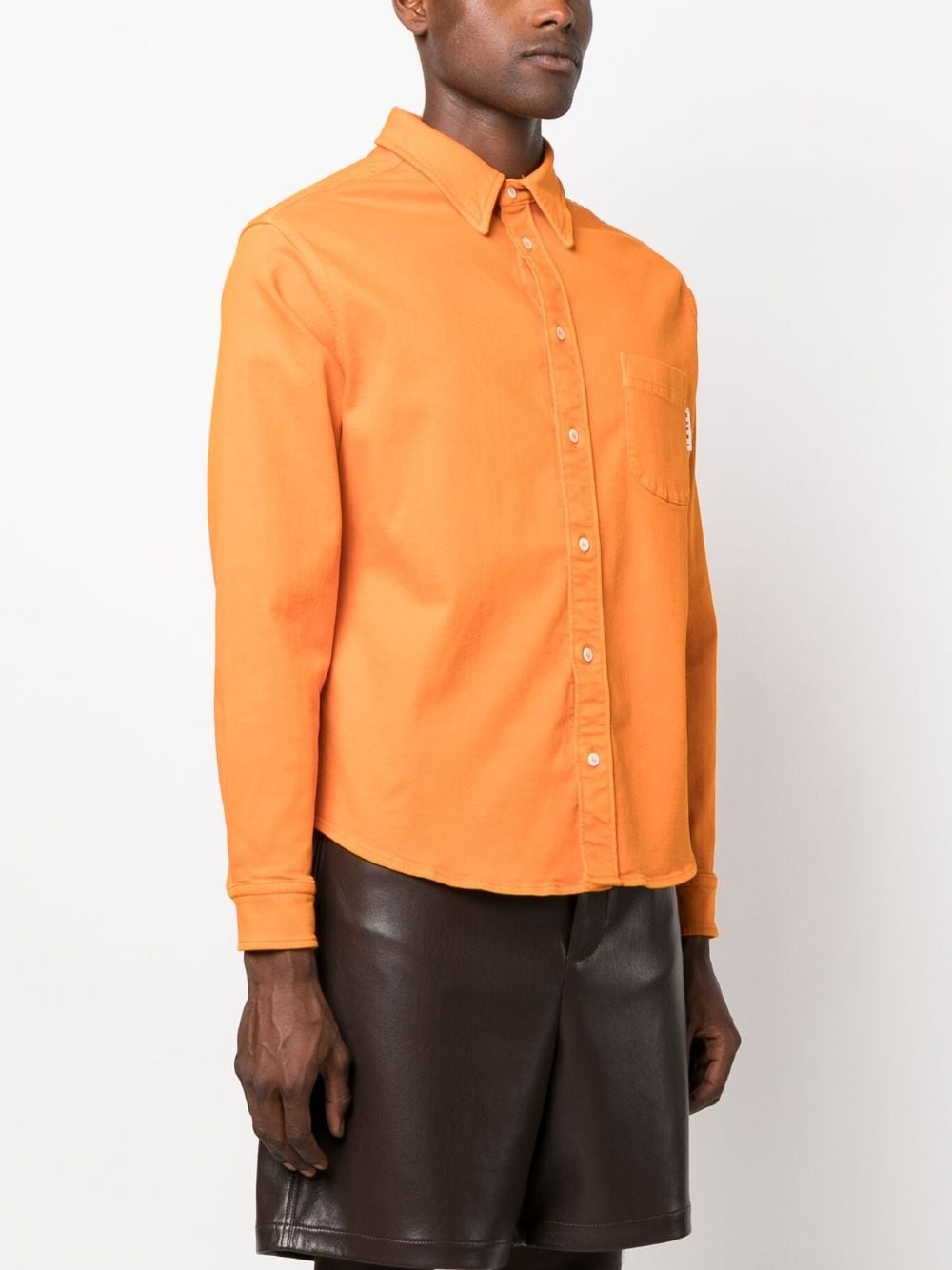 long-sleeved cotton shirt - 3