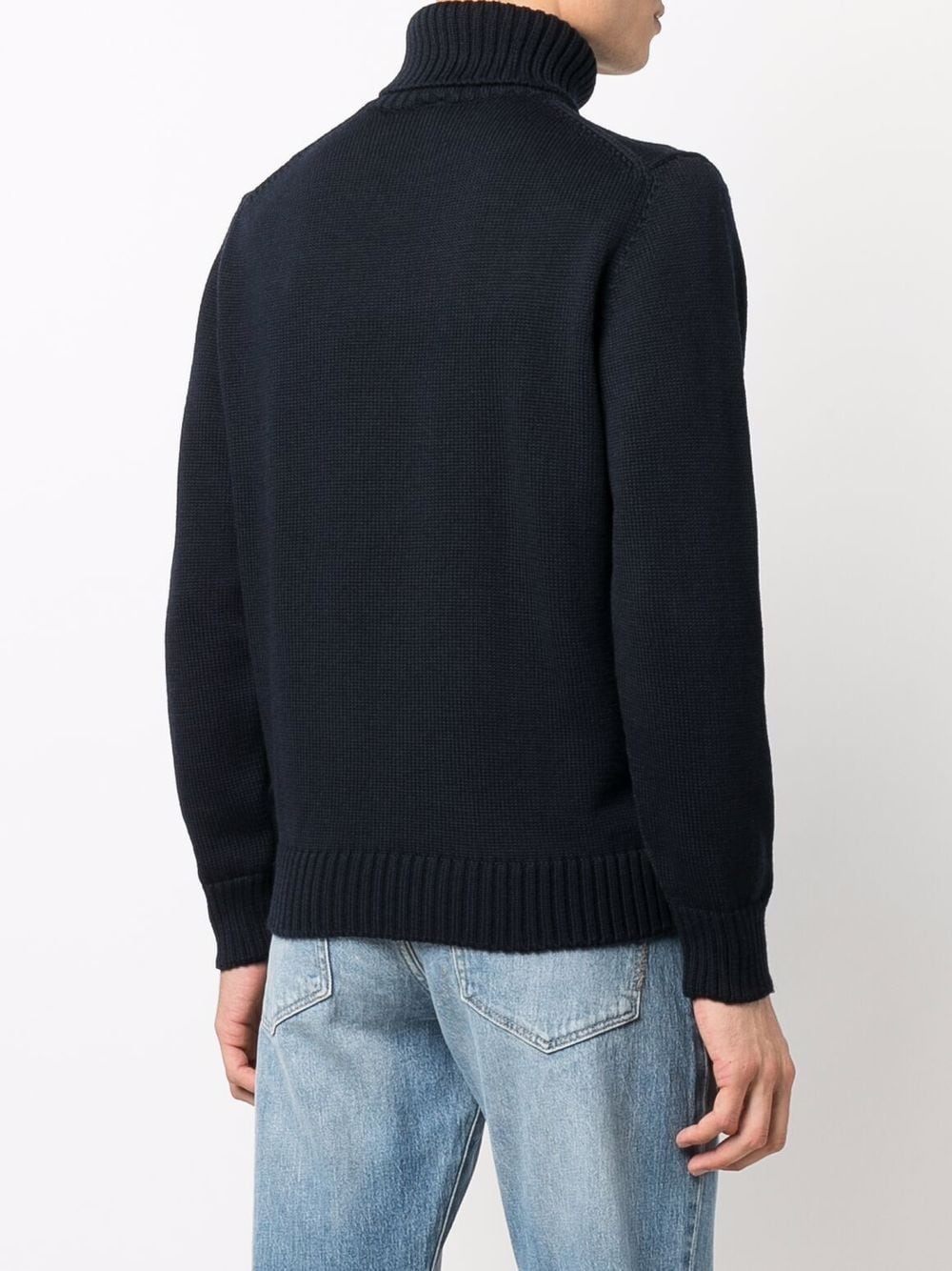 wool roll neck jumper - 4