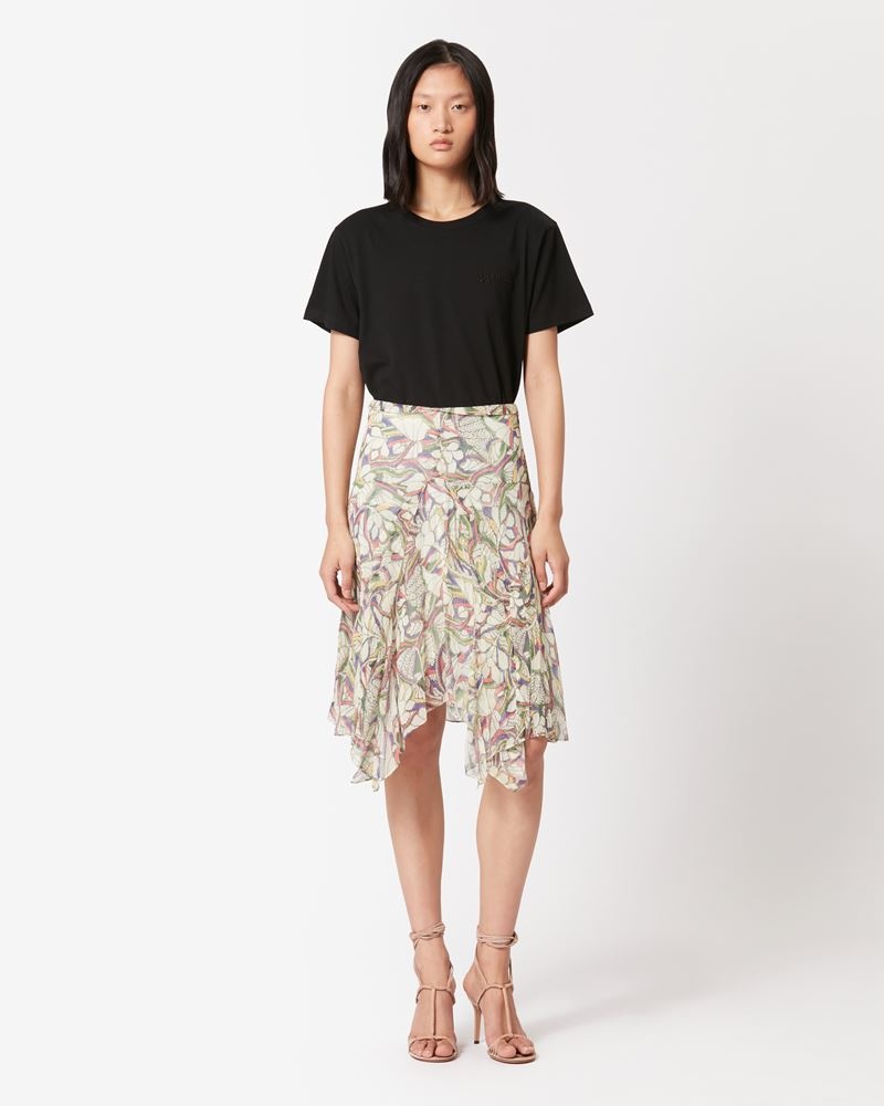 LIENAE SILK SKIRT - 2