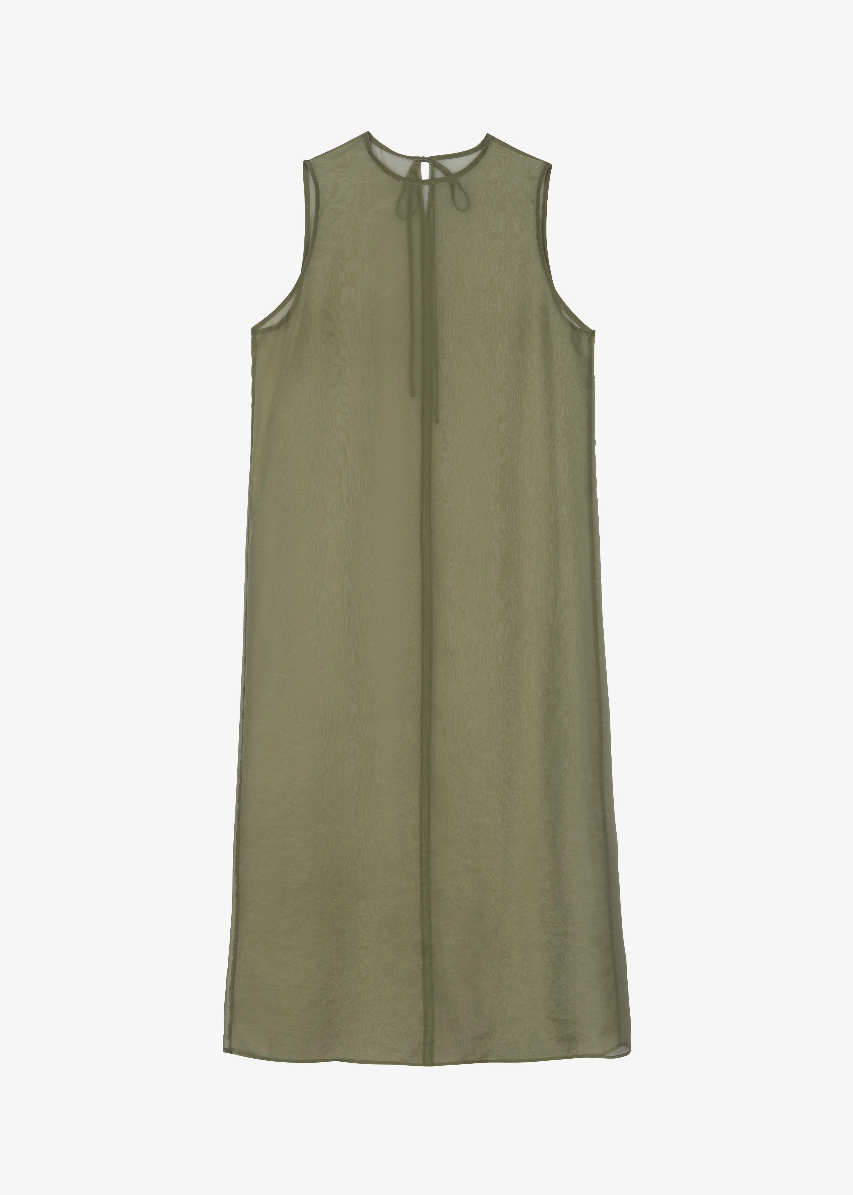 Corindi Sheer Organza Dress - Olive - 1