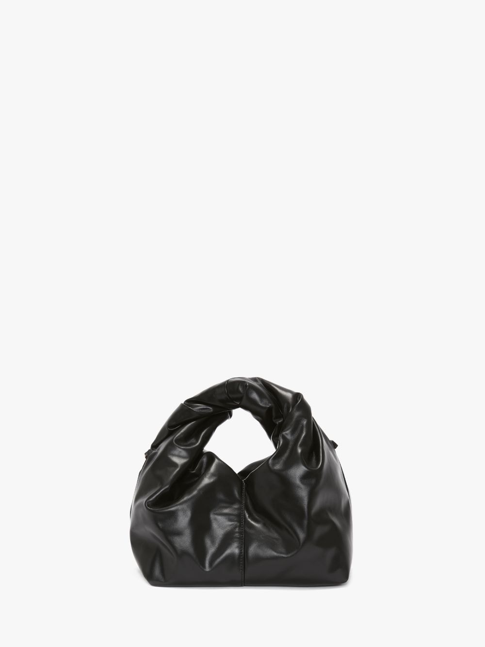 MINI TWISTER HOBO WITH STRAP - LEATHER CROSSBODY BAG - 3
