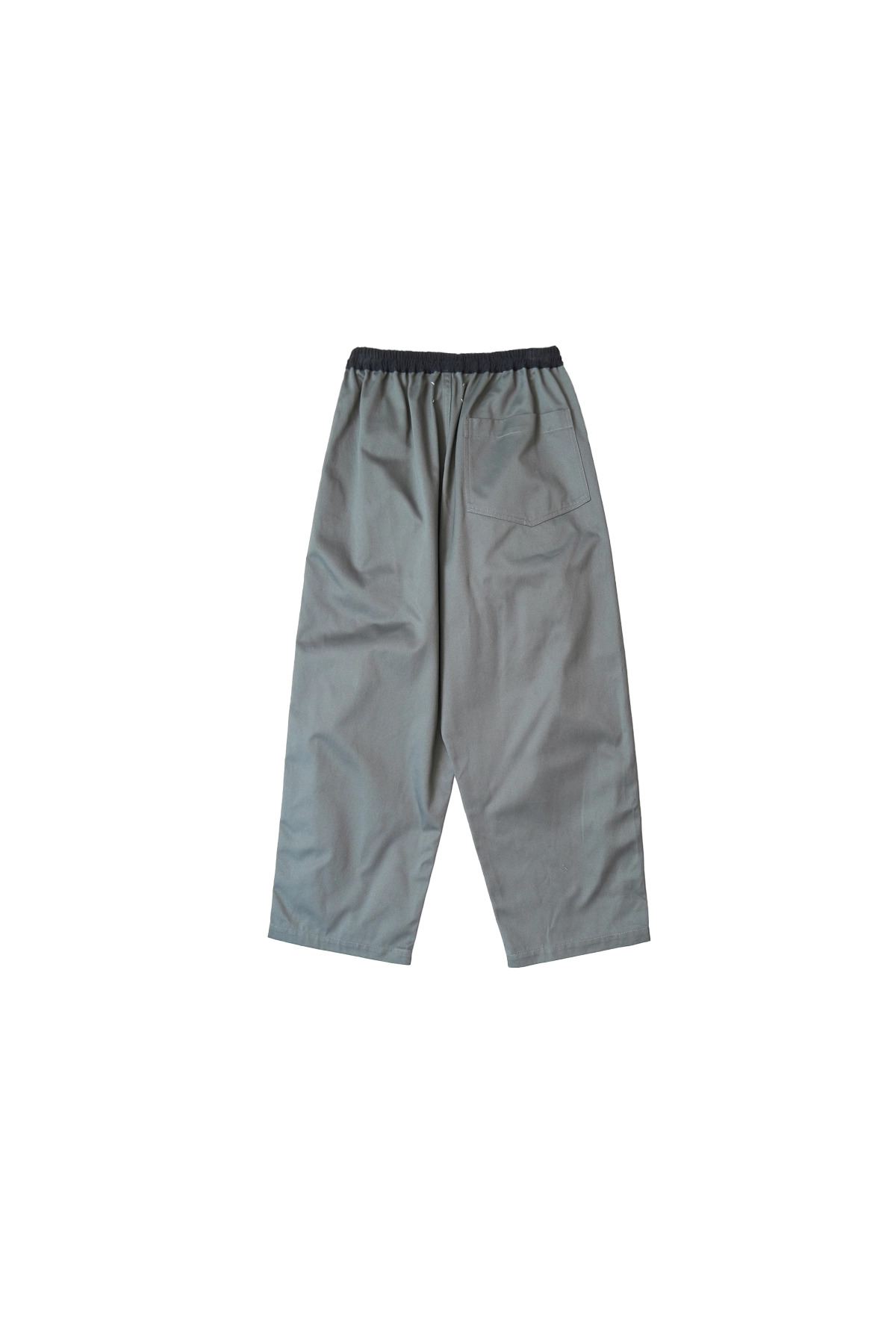 Maison Margiela Drawstring Cotton Trousers Grey - 2