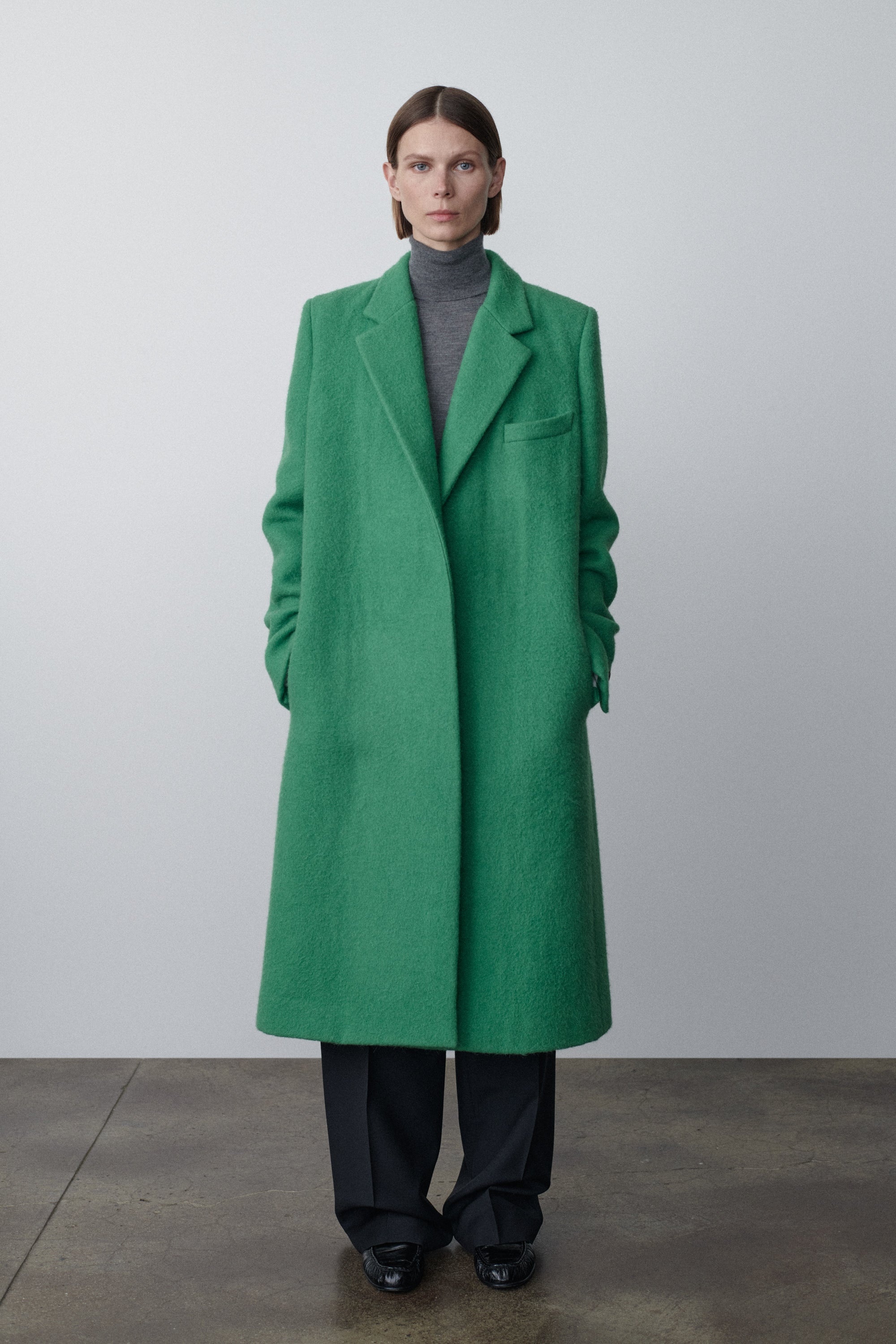 Demi Coat in Alpaca and Cashmere - 3