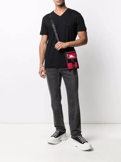 Diesel V-neck double-hem T-shirt outlook