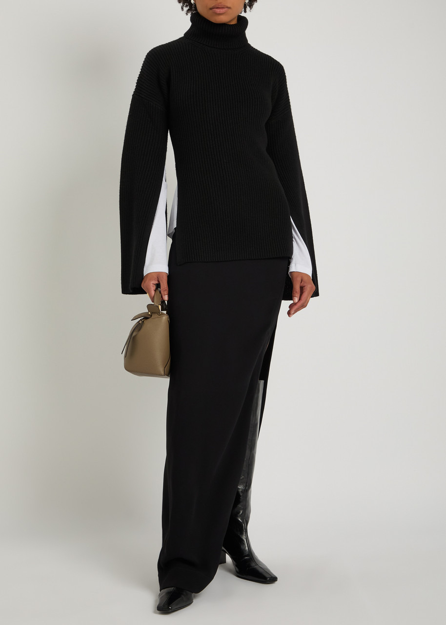 Toteme Slit Sleeve Ribbed Knit Jumper - 4