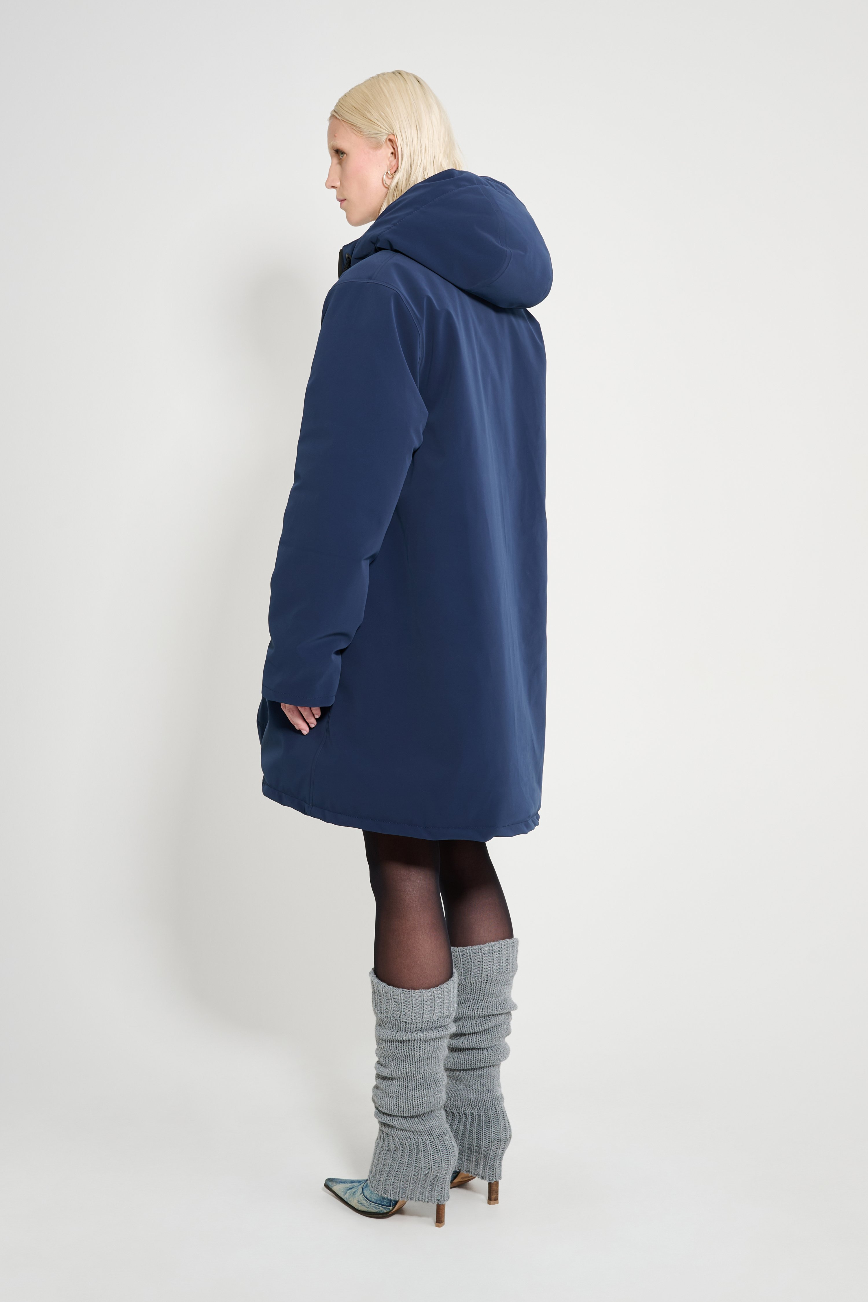 Mosebacke Matte Winter Coat Navy - 4