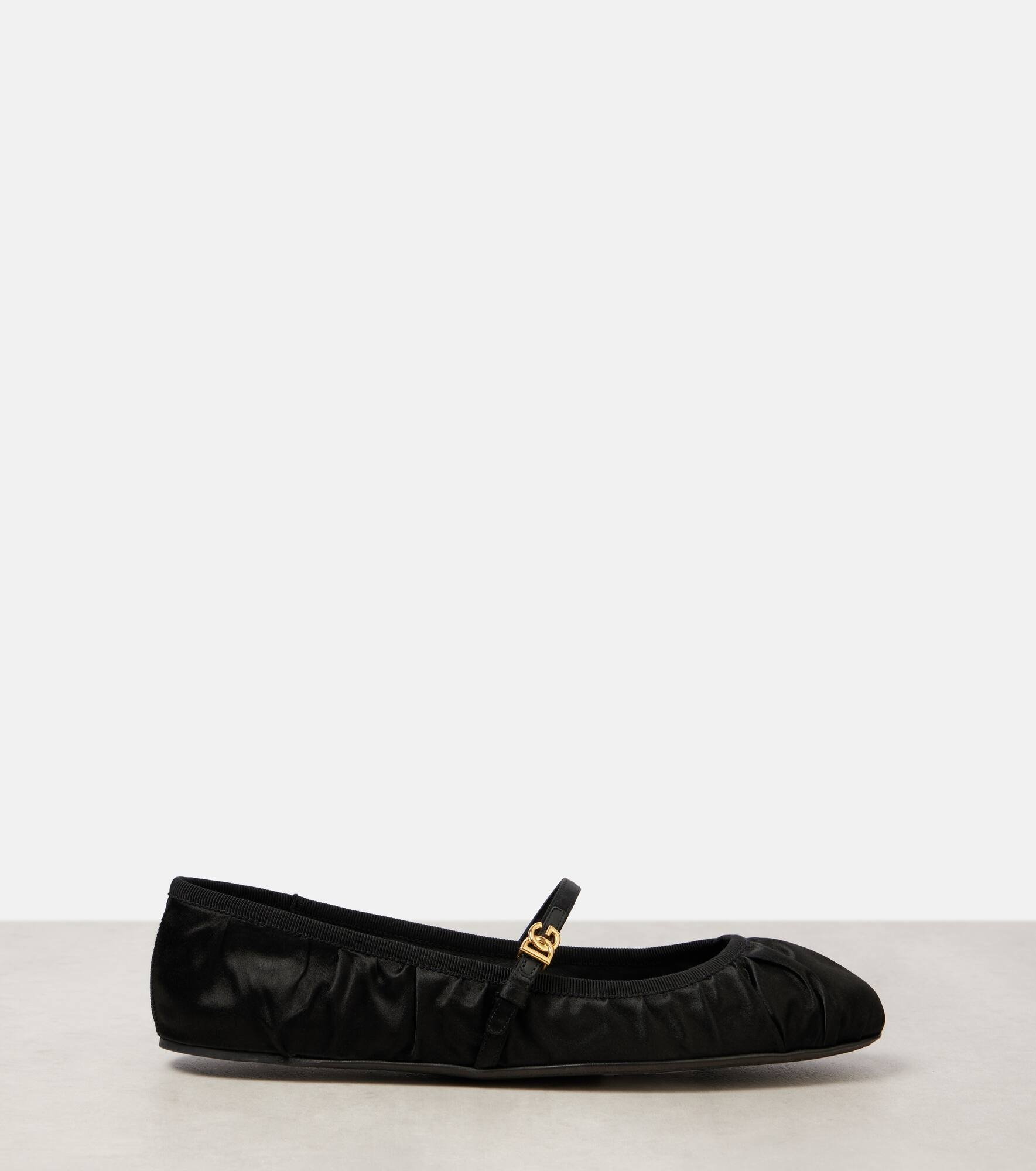 DG satin ballet flats - 4