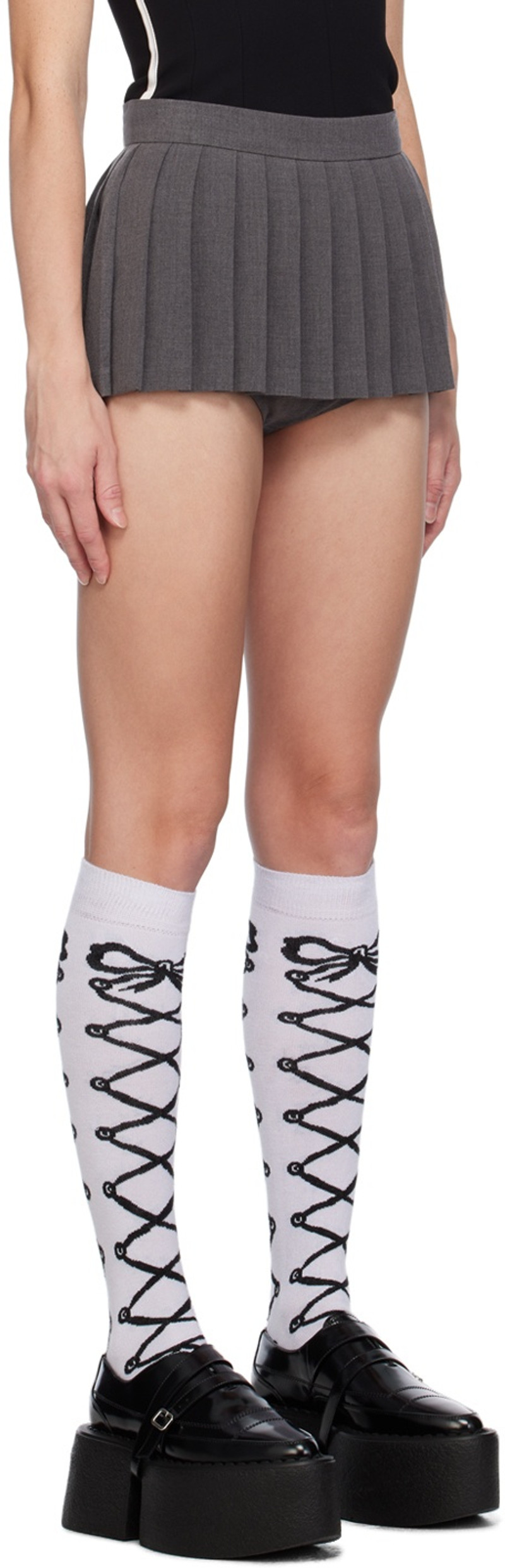 pushBUTTON SSENSE Exclusive Gray Skort outlook