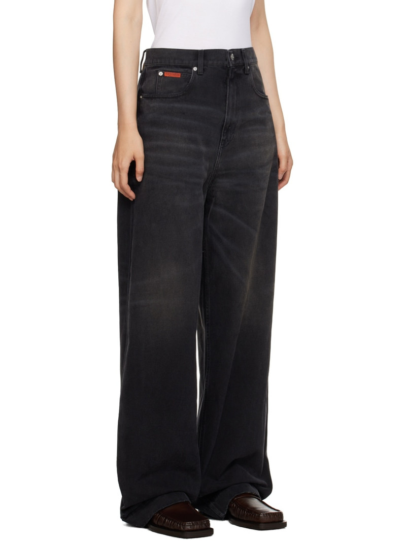 Black Wide-Leg Jeans 2