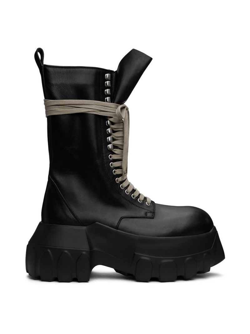 Rick Owens 95mm Army Mega Tractor boots - RU02D6861LOO | REVERSIBLE