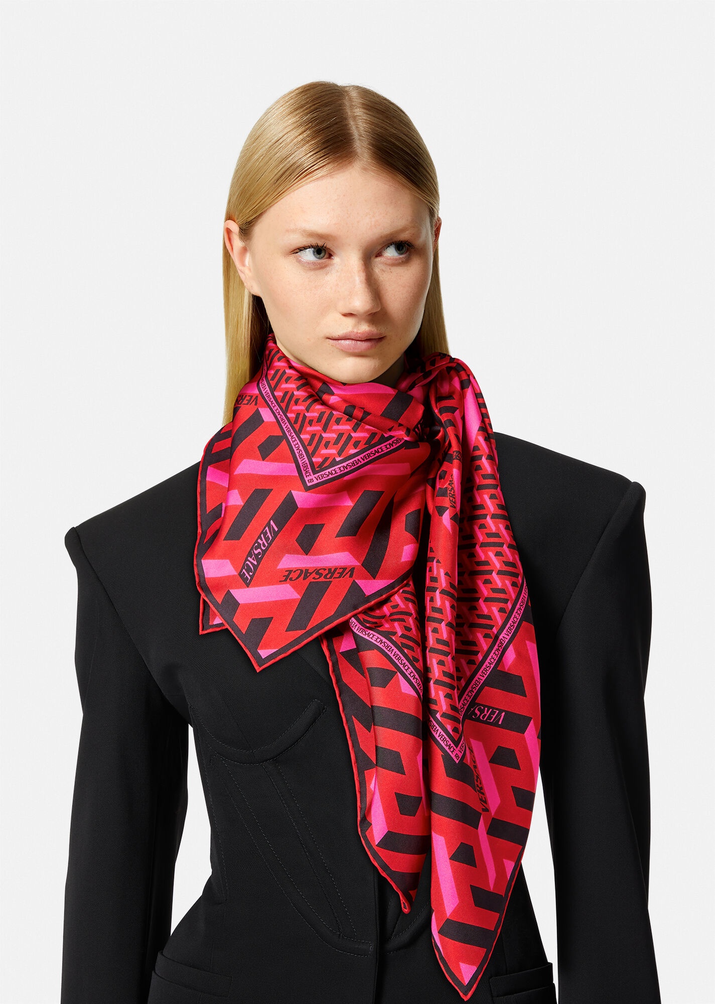 La Greca Silk Foulard - 3