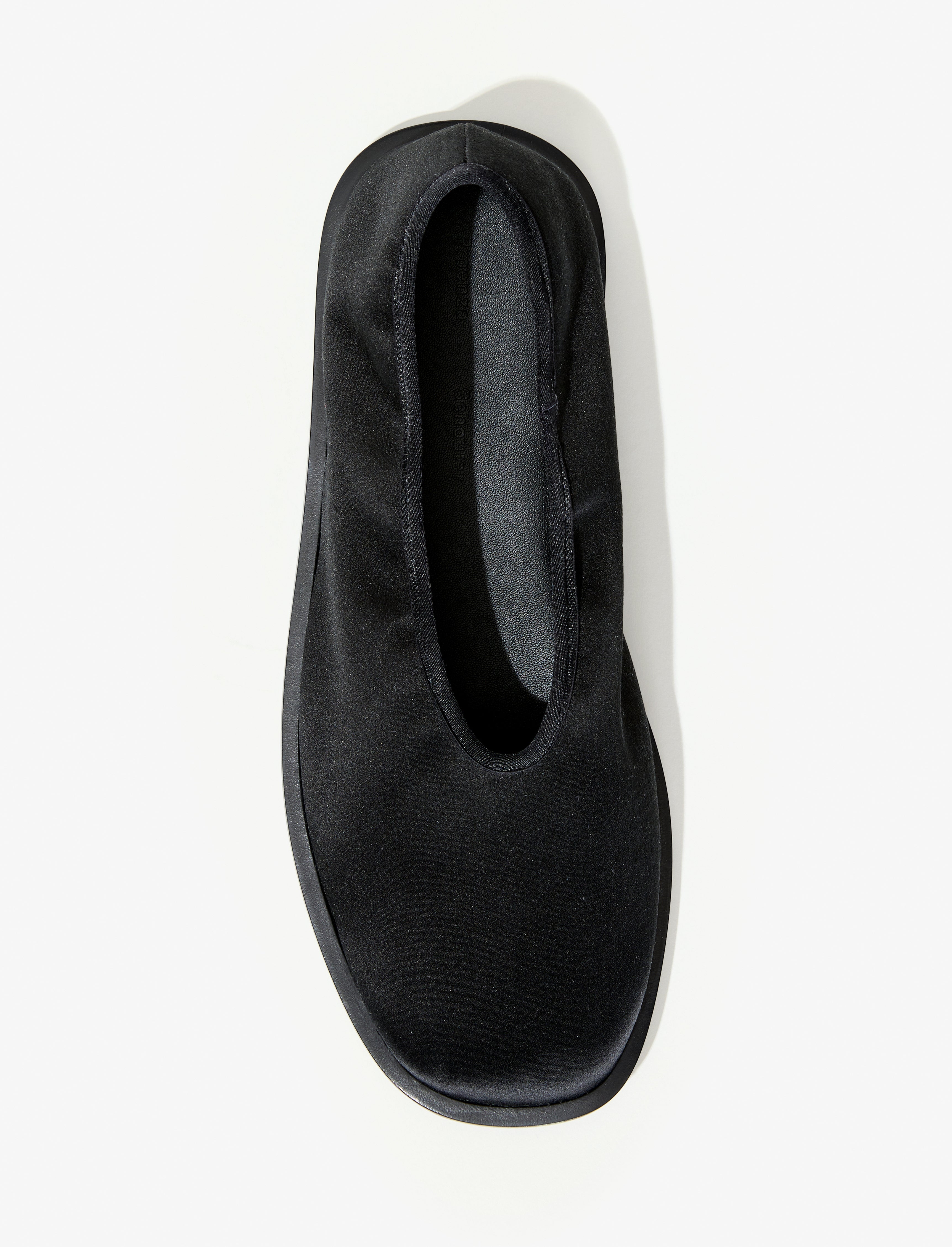 Soft Square Slippers in Satin - 4
