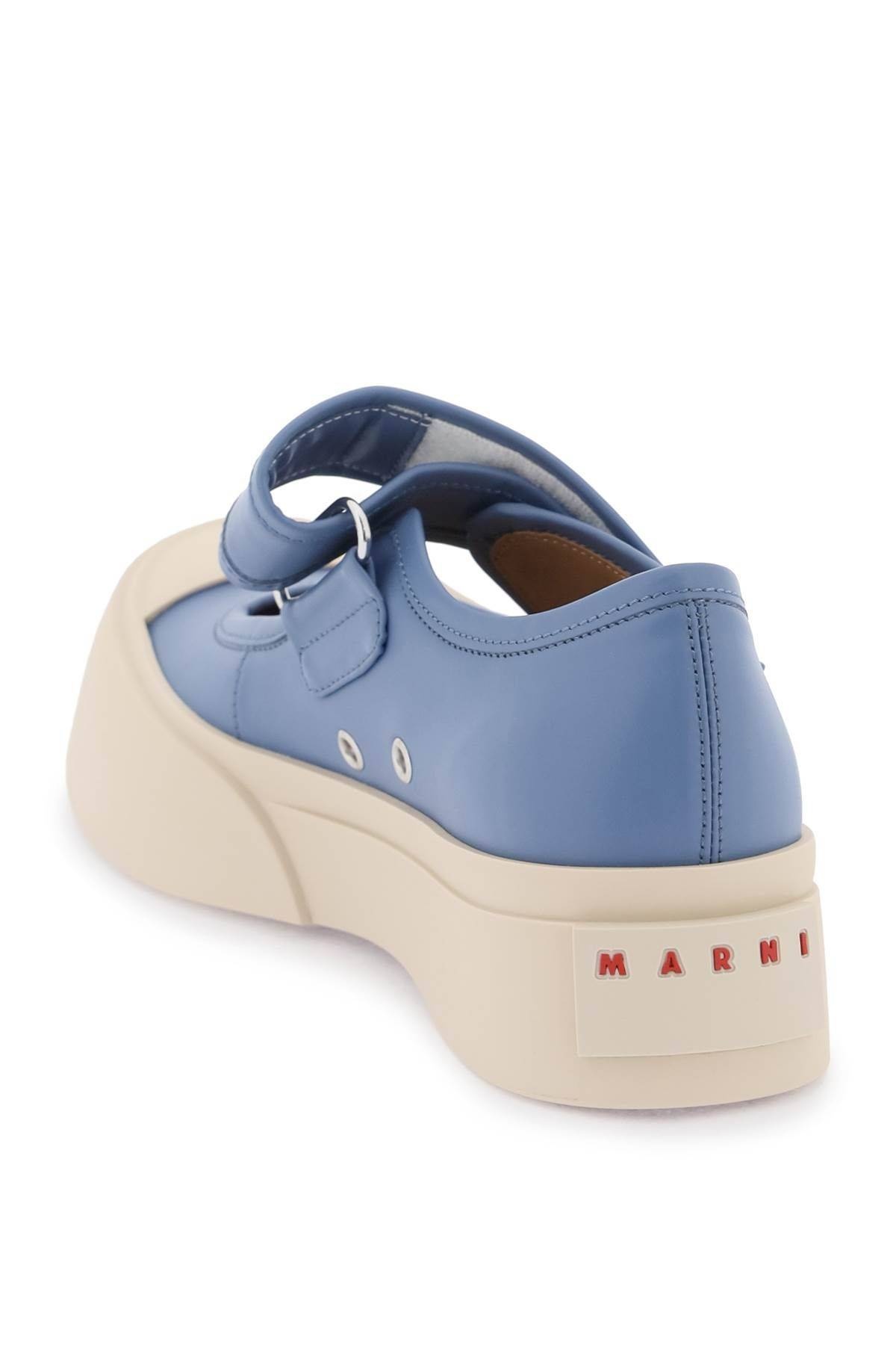 PABLO MARY JANE NAPPA LEATHER SNEAKERS - 2