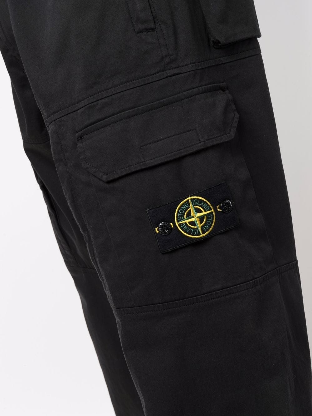 compass badge cargo trousers - 5