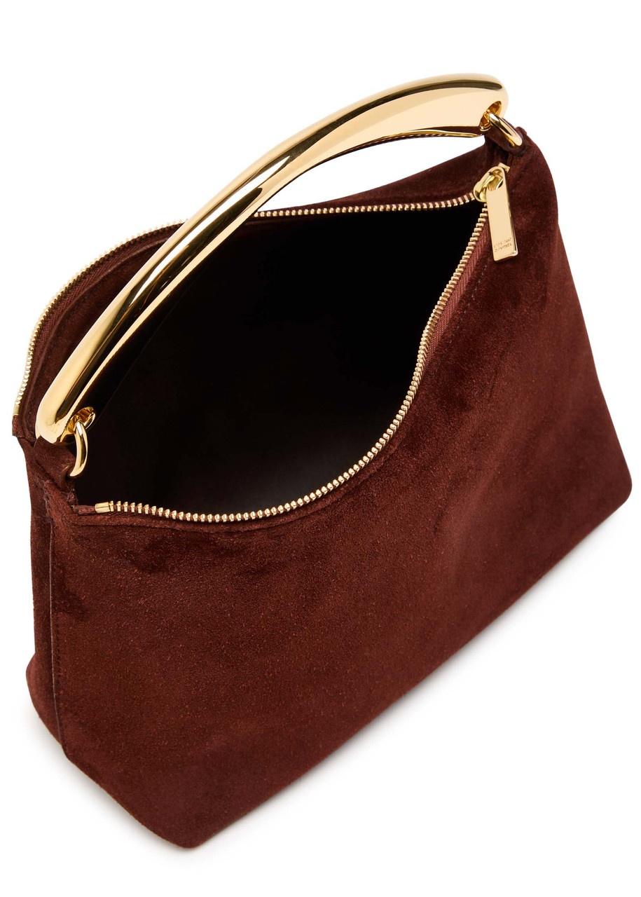 Mansur Gavriel Hera Suede top Handle bag - 4