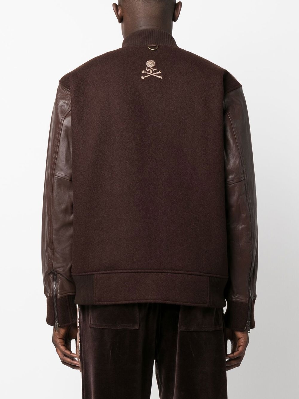 two-tone bomber jacket - 4