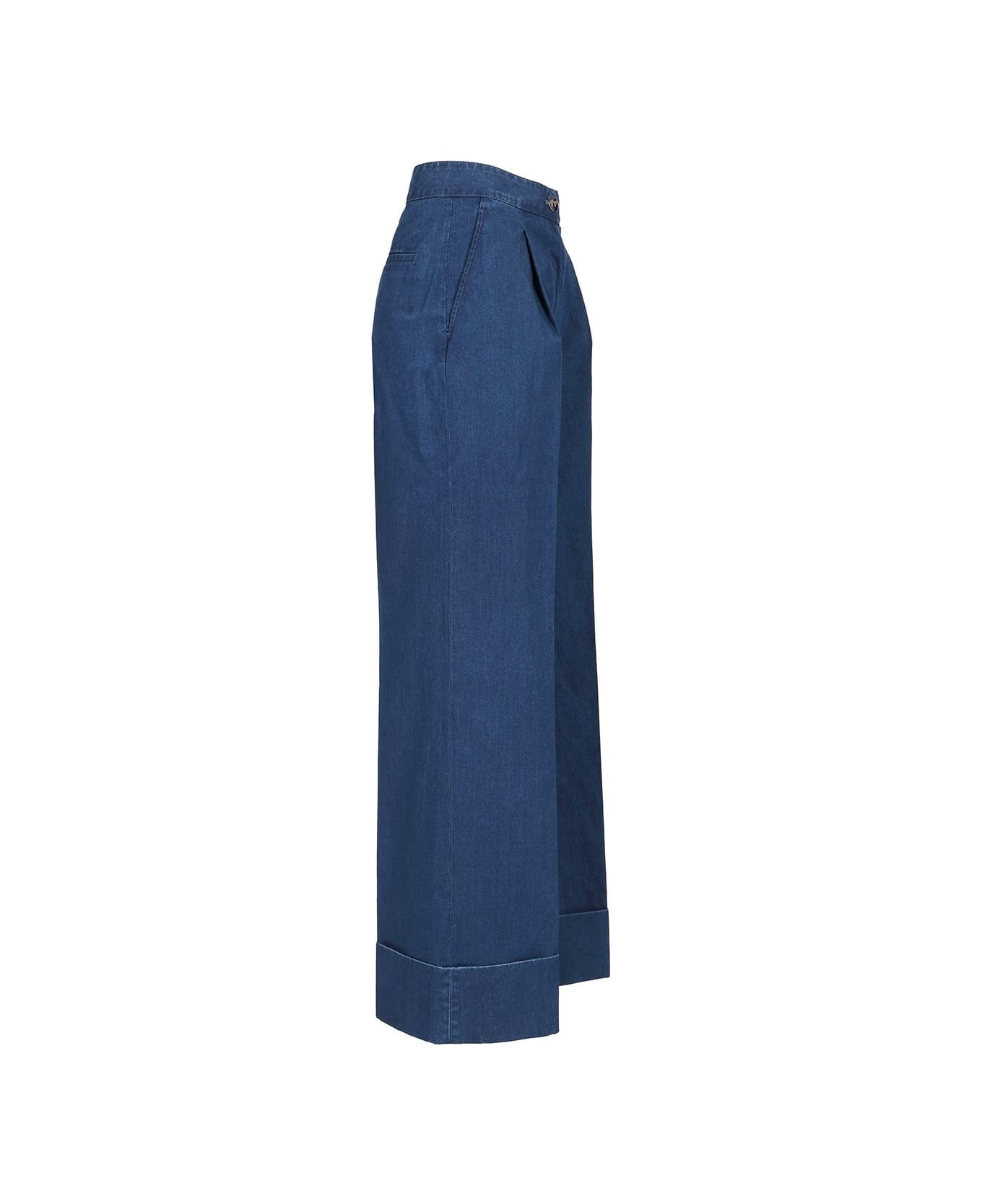 Medium Blue Denim Jeans - 3
