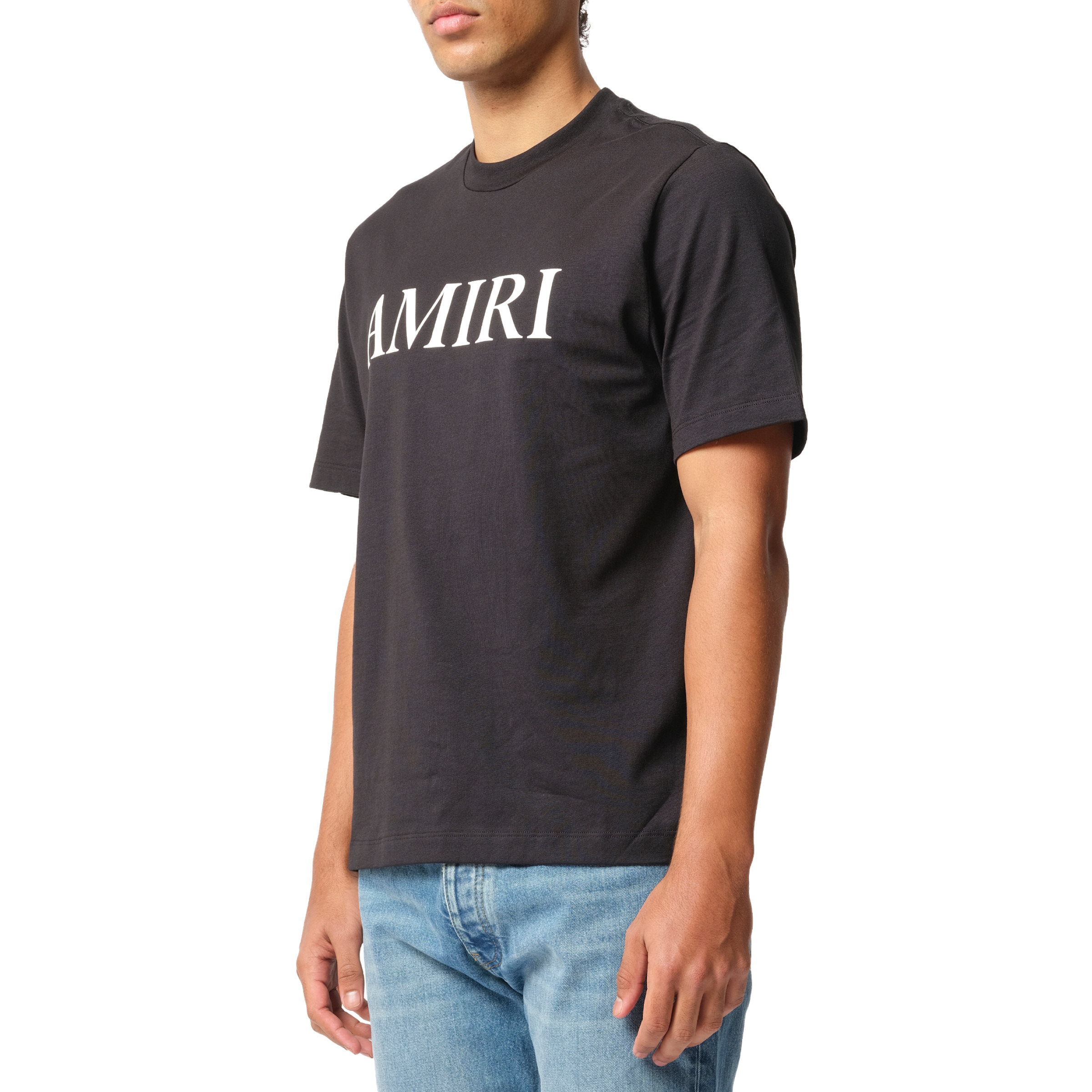 Amiri Core Logo T-Shirt in Black/White - 5