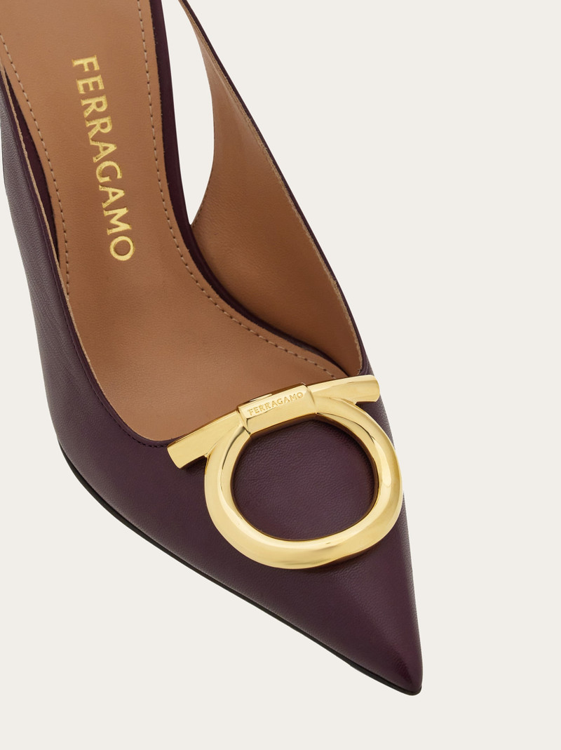 Maxi Gancini slingback pump 6