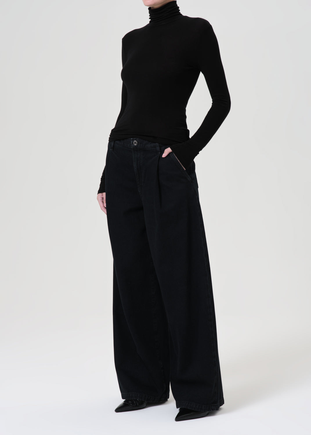 PASCALE TURTLENECK IN BLACK - 5