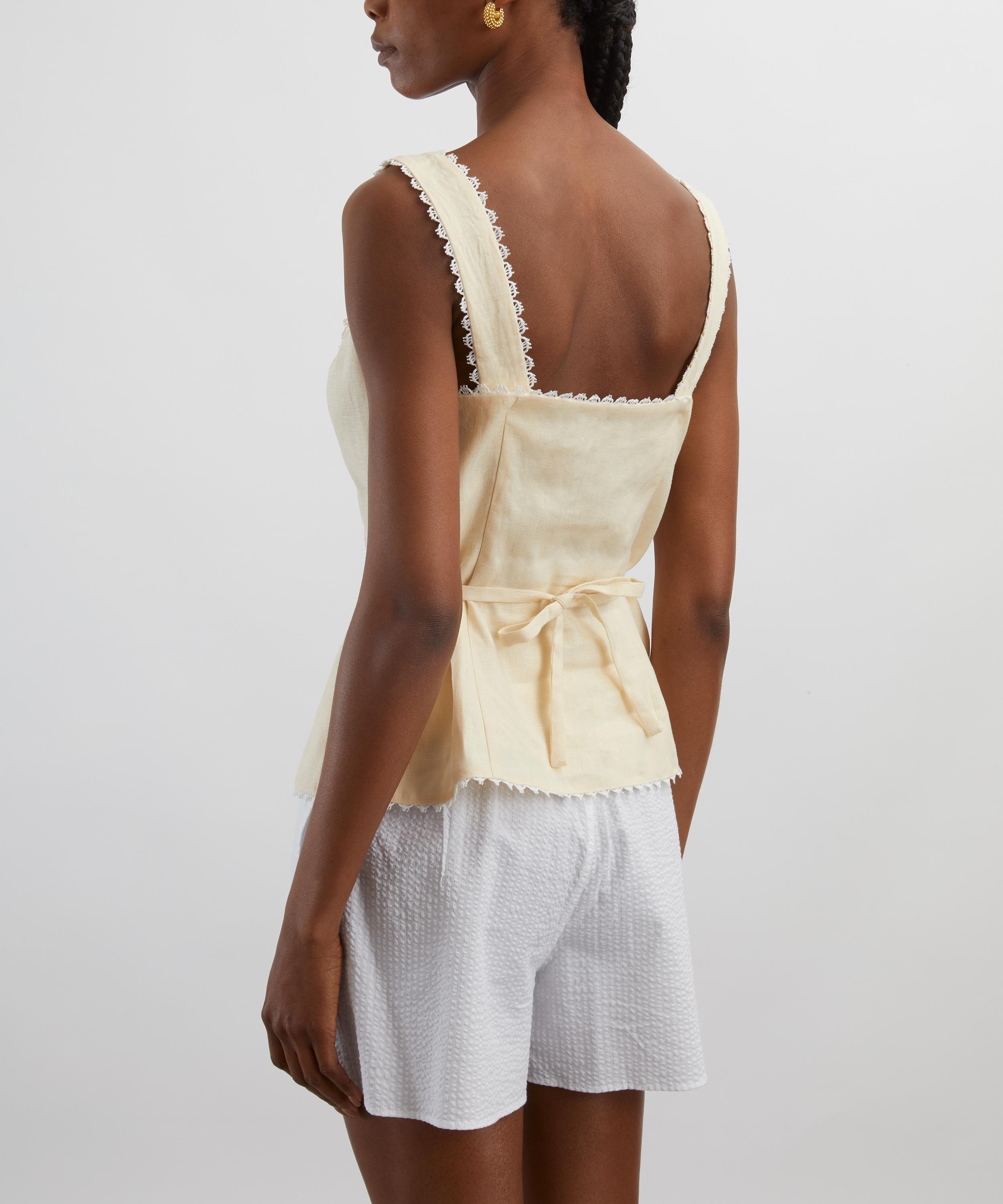 Viola Linen Top - 4