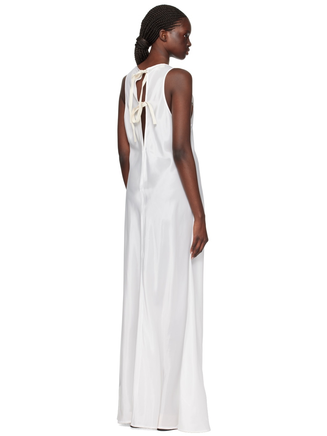 White Barb Maxi Dress - 3