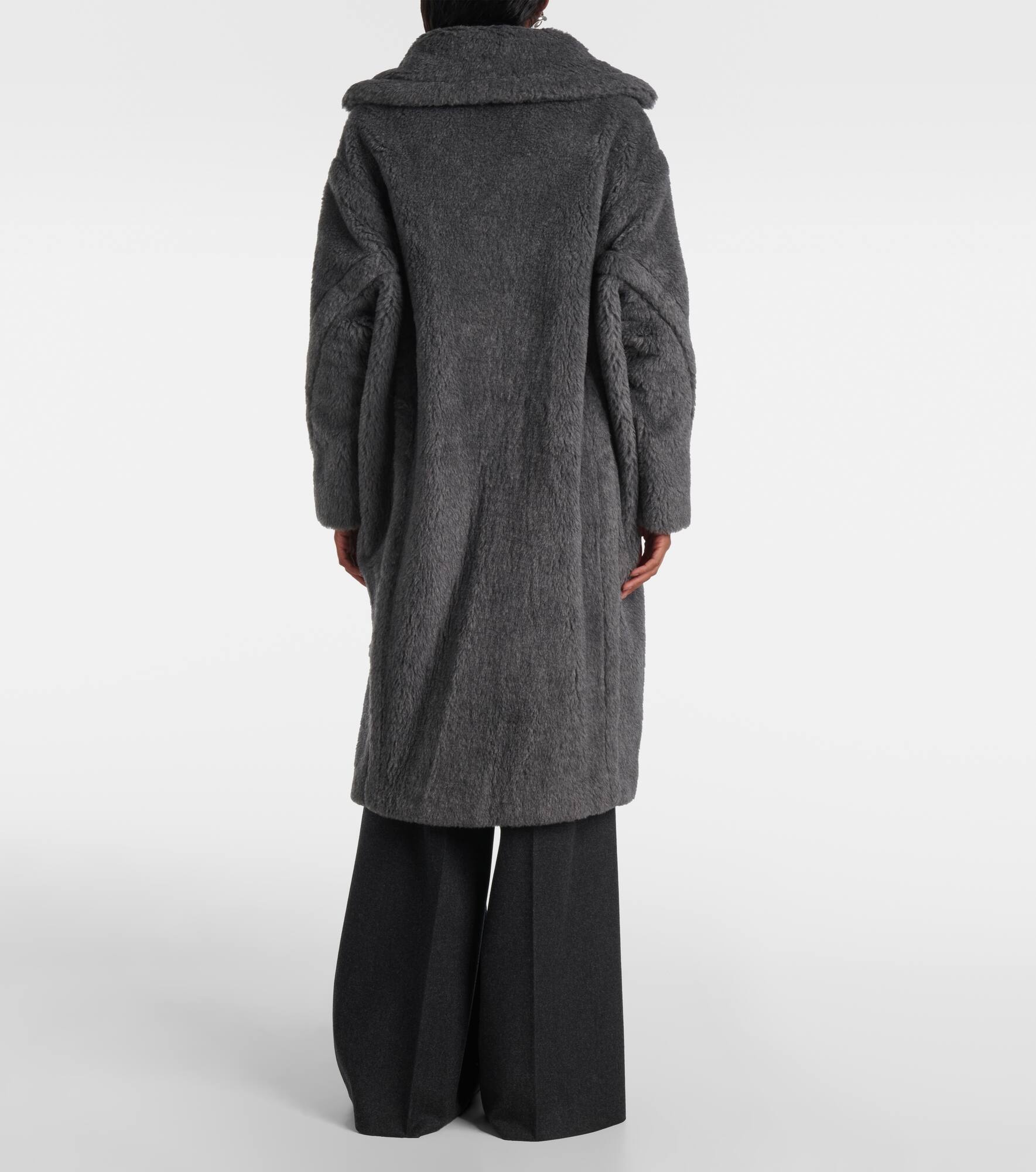 Teddy Bear Icon wool and silk-blend teddy coat - 3