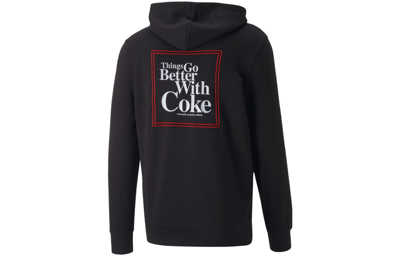 PUMA PUMA X Coca Cola Hoodie 'Black' 536161-01 outlook