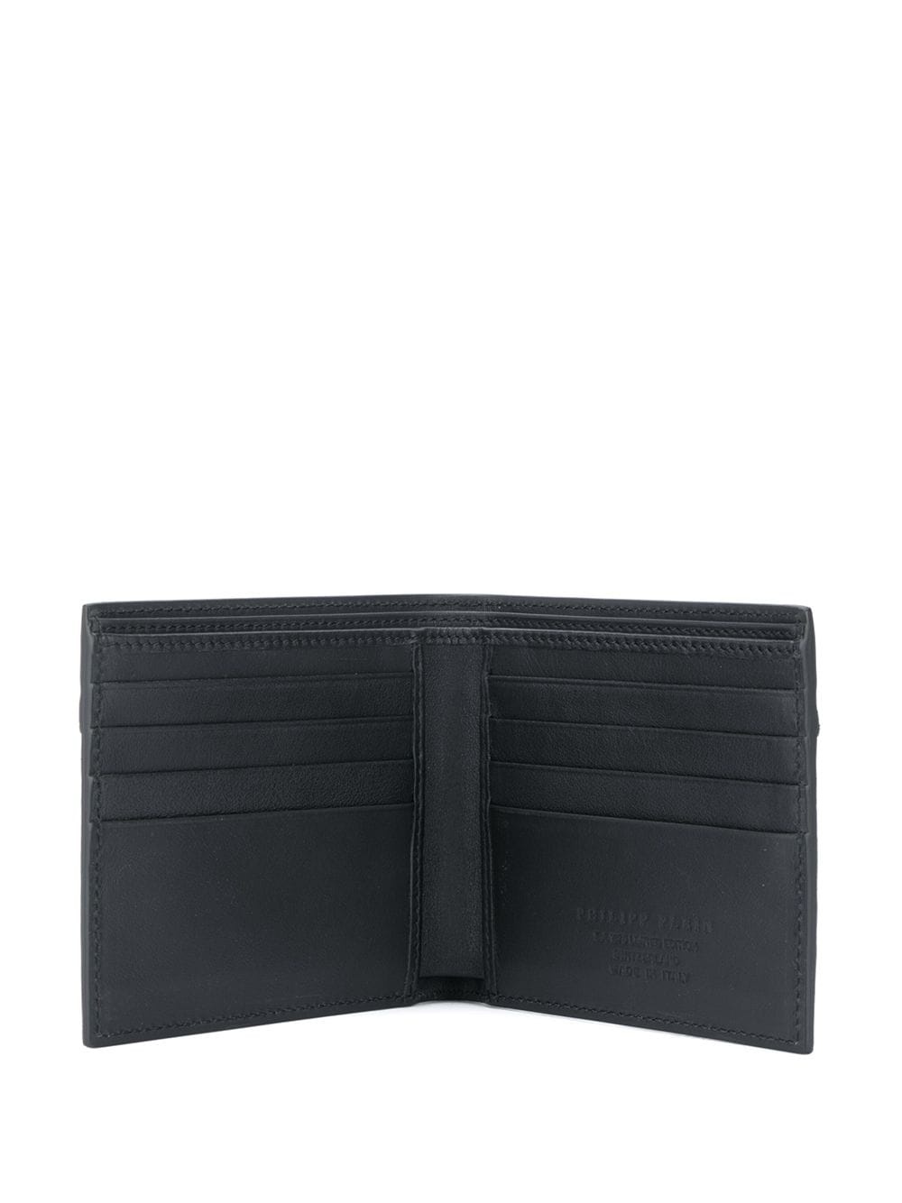 logo-print bifold wallet - 3