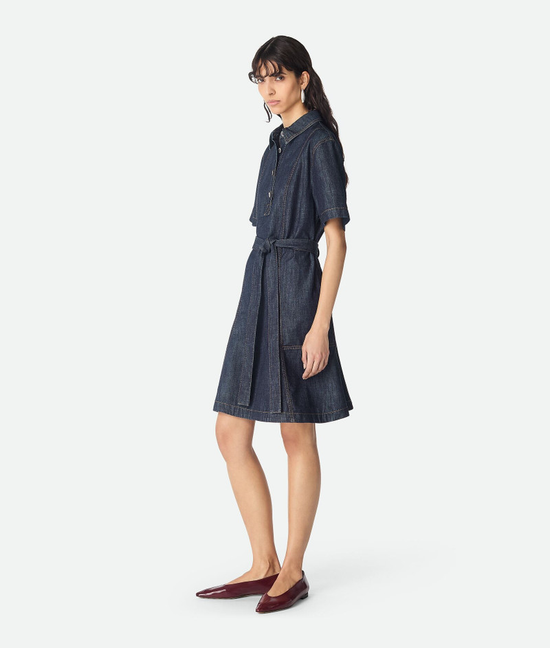 Bottega Veneta Indigo Denim Dress outlook