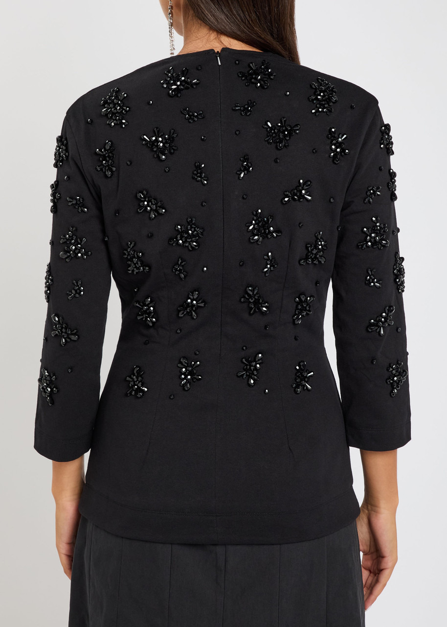 Simone Rocha Embellished Cotton top - 3