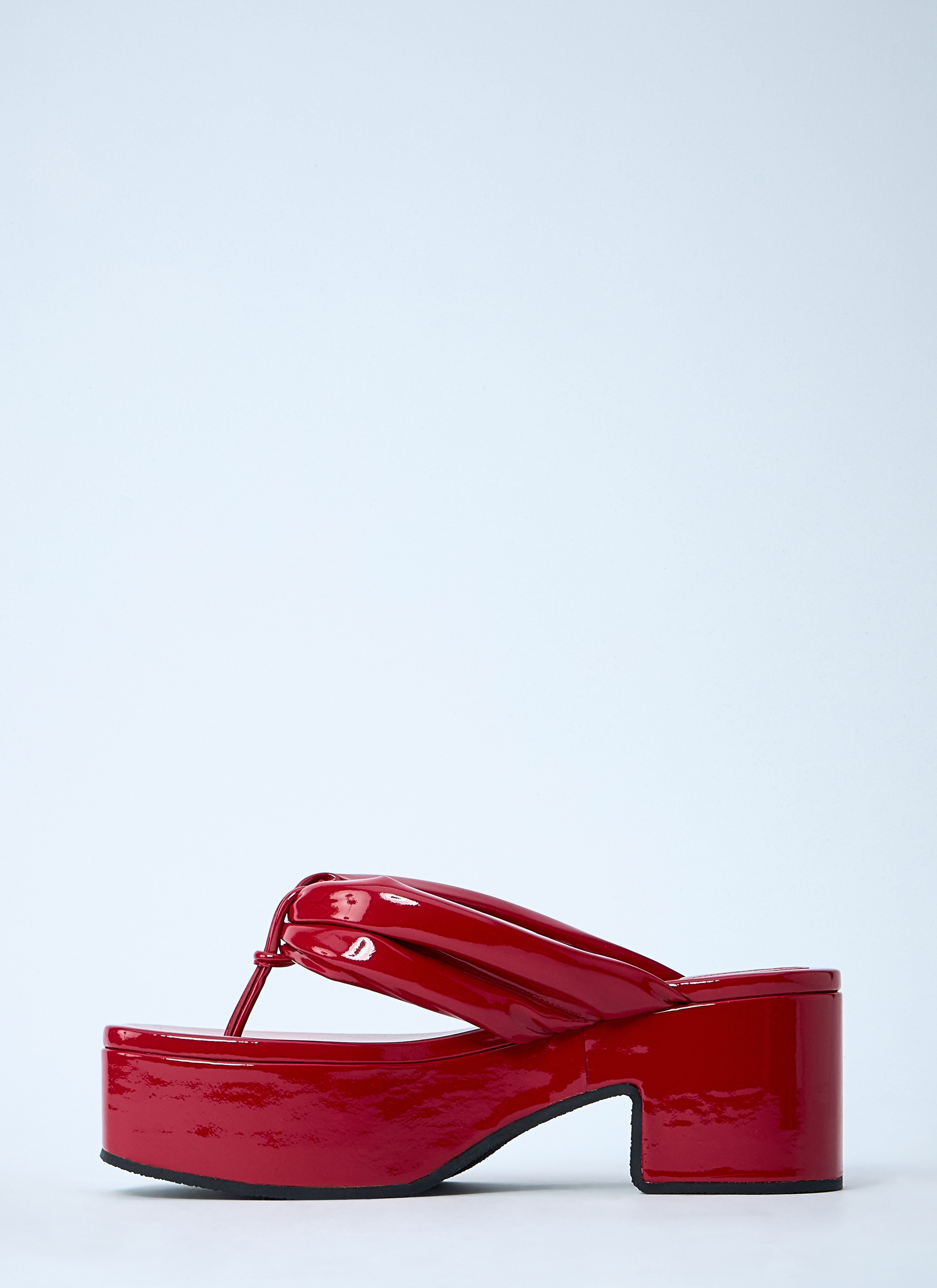 Dries Van Noten Women High-Shine Heeled Sandals - 4