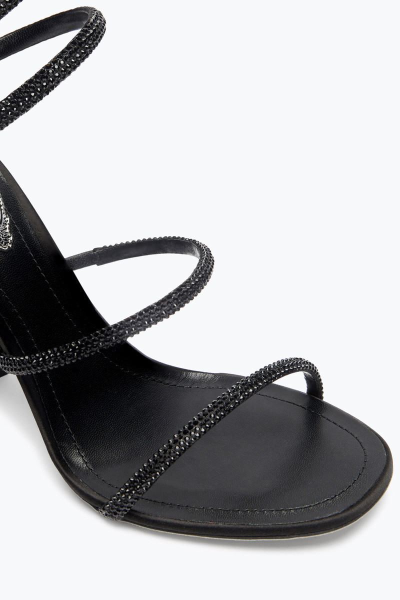 CLEO TOTAL BLACK SANDAL WITH SOUL HEEL 105 4