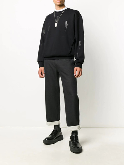 Neil Barrett lightning bolt-print sweatshirt outlook